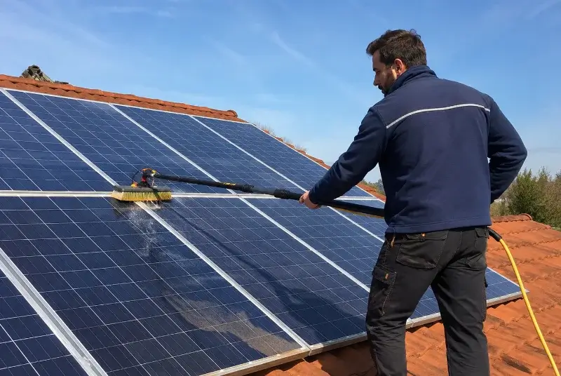 Nettoyage et entretien de panneaux solaires à Saint-Médard-de-Guizières